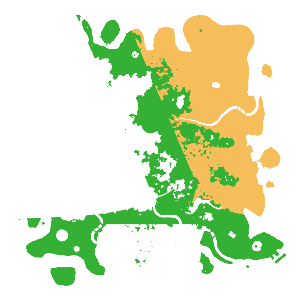 Biome Rust Map: Procedural Map, Size: 4450, Seed: 1467239899