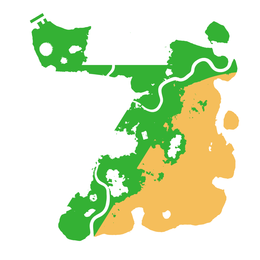 Biome Rust Map: Procedural Map, Size: 3500, Seed: 785126540