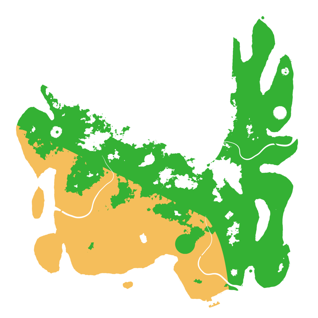Biome Rust Map: Procedural Map, Size: 4235, Seed: 45353