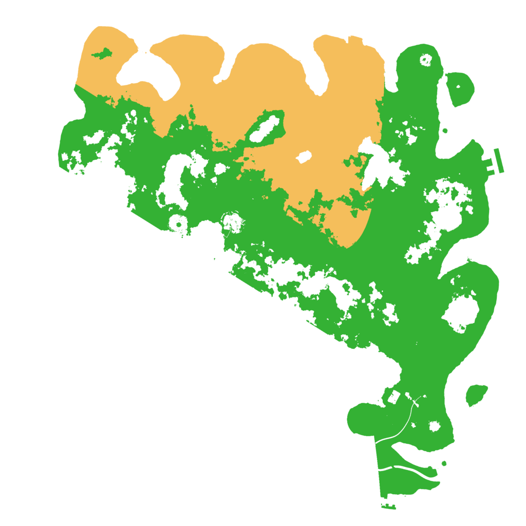 Biome Rust Map: Procedural Map, Size: 4300, Seed: 13647