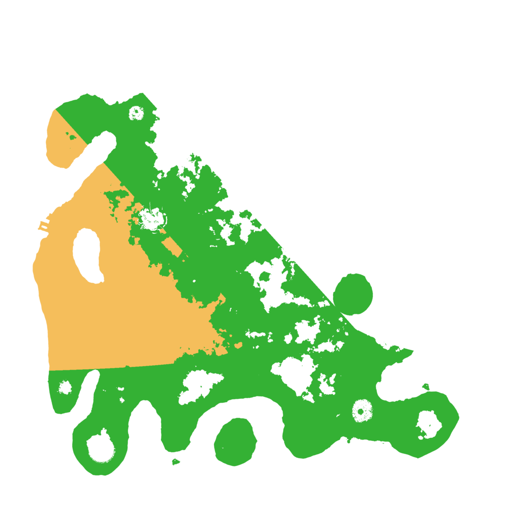 Biome Rust Map: Procedural Map, Size: 3500, Seed: 24864468