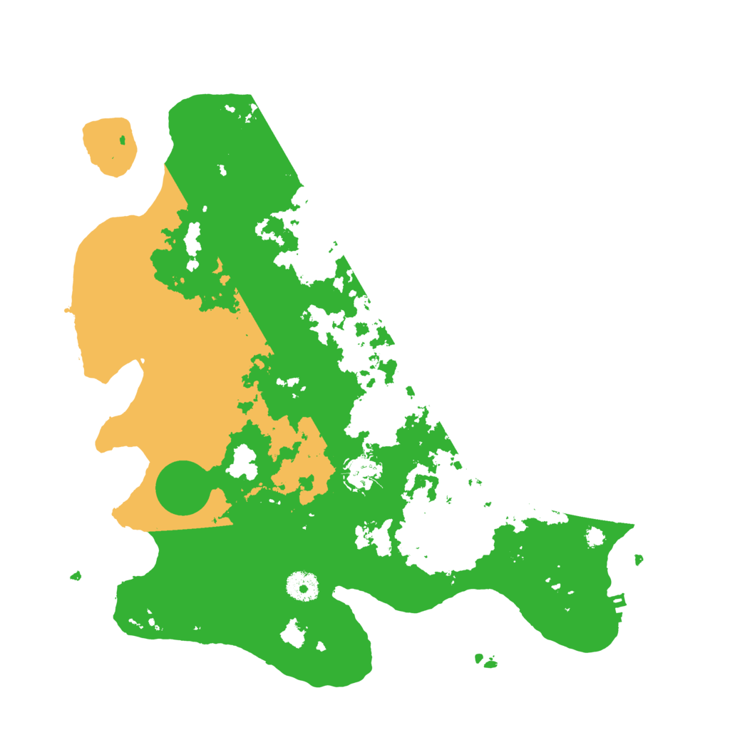 Biome Rust Map: Procedural Map, Size: 3500, Seed: 89801658