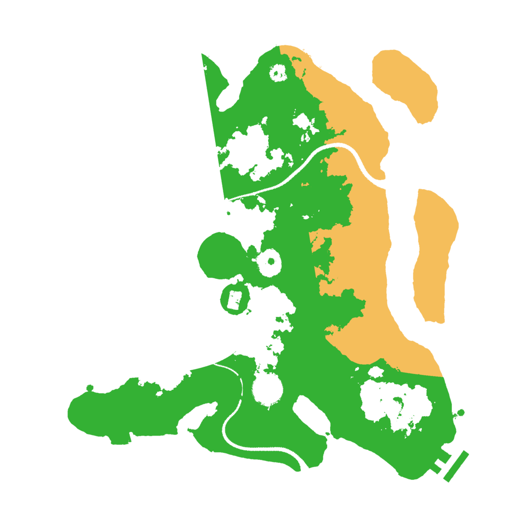 Biome Rust Map: Procedural Map, Size: 3000, Seed: 8765309