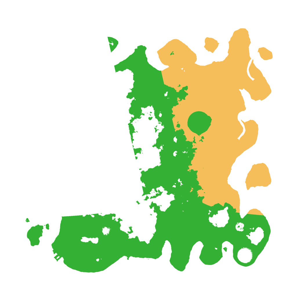 Biome Rust Map: Procedural Map, Size: 3500, Seed: 86079586