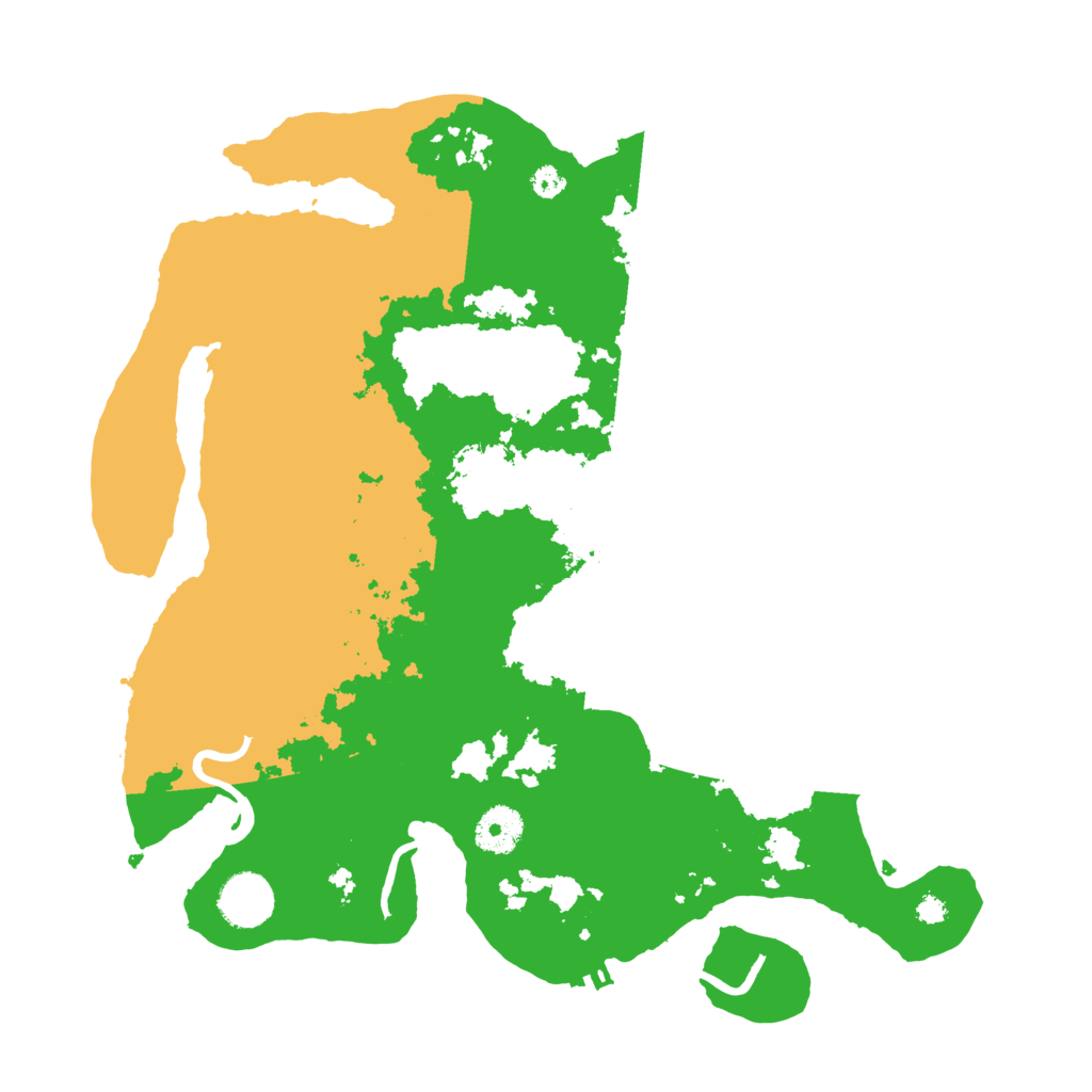 Biome Rust Map: Procedural Map, Size: 3500, Seed: 34391686