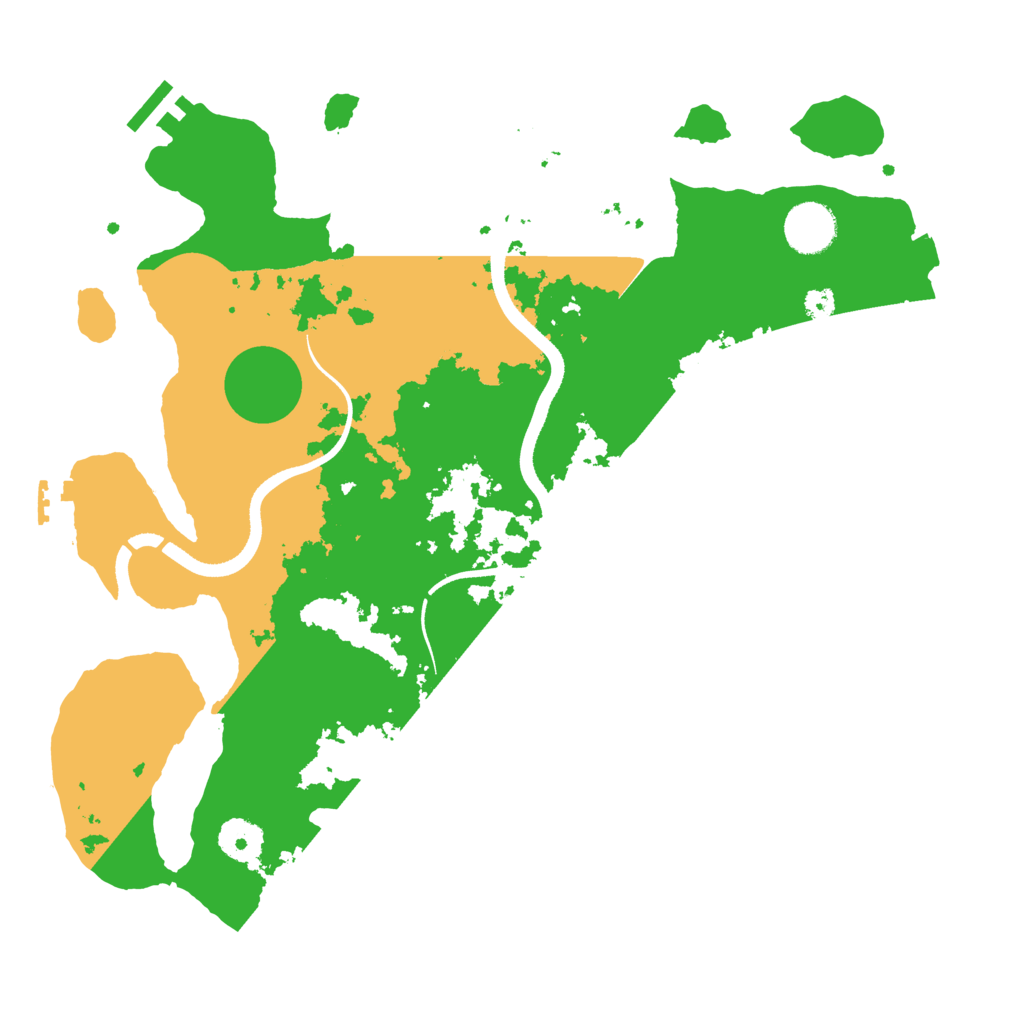 Biome Rust Map: Procedural Map, Size: 3500, Seed: 1061369731