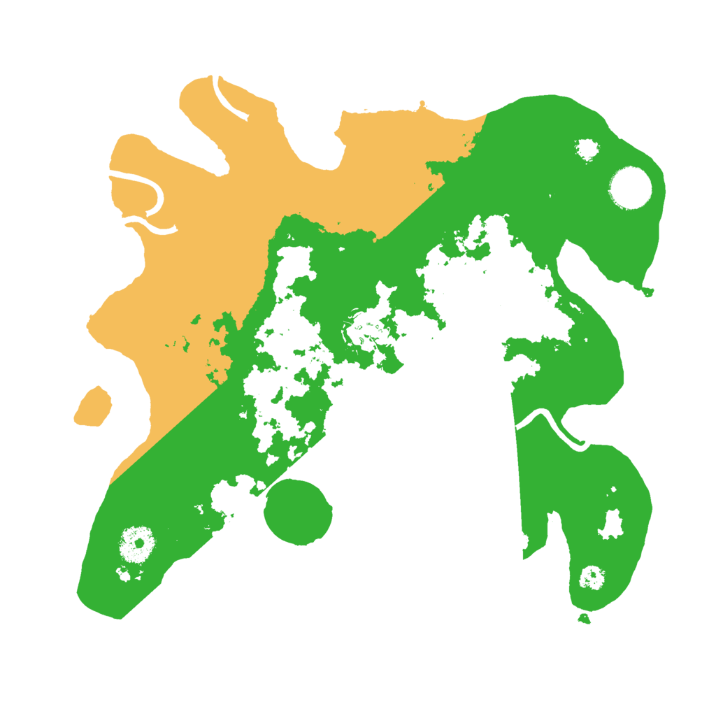 Biome Rust Map: Procedural Map, Size: 3000, Seed: 28242