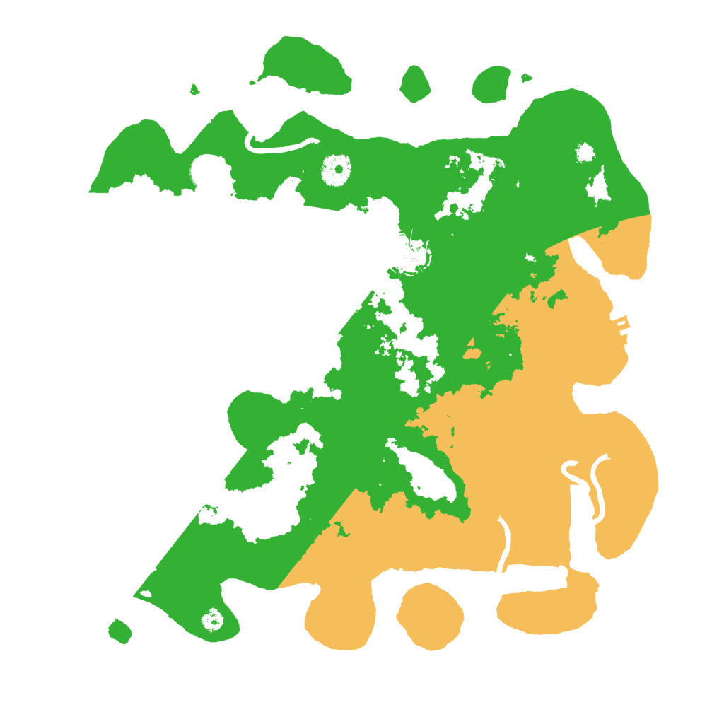 Biome Rust Map: Procedural Map, Size: 3500, Seed: 42016714