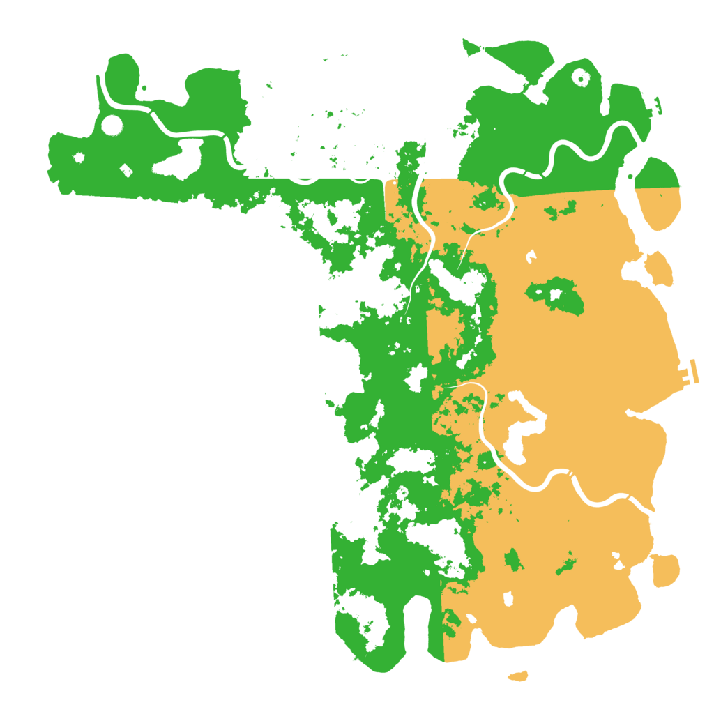 Biome Rust Map: Procedural Map, Size: 6000, Seed: 60304949