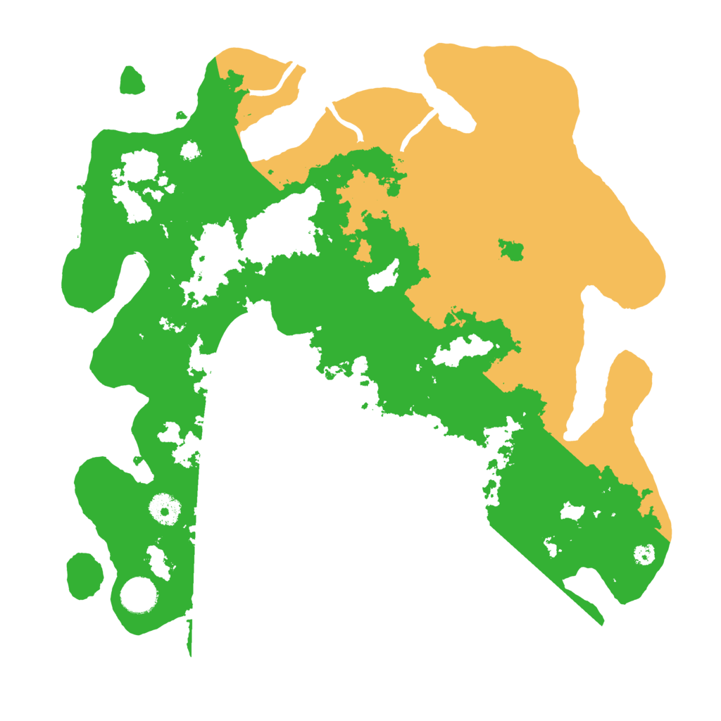 Biome Rust Map: Procedural Map, Size: 3500, Seed: 1370801103