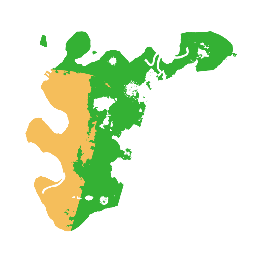 Biome Rust Map: Procedural Map, Size: 3000, Seed: 1435