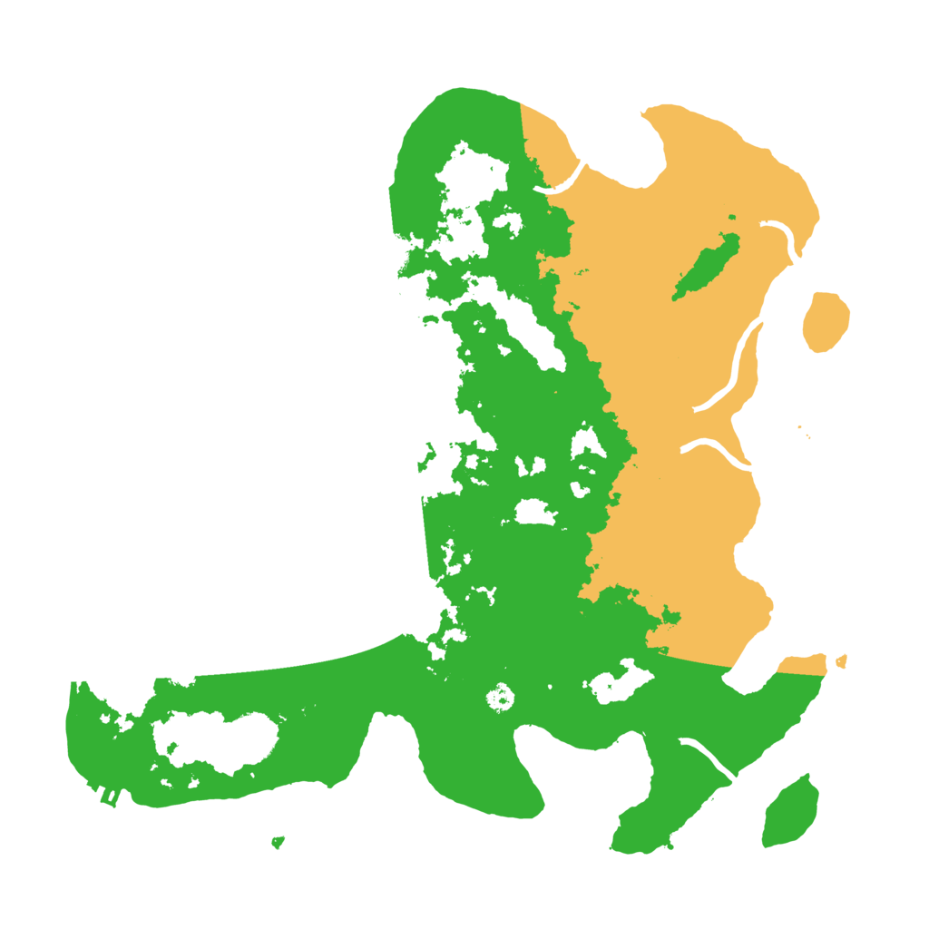 Biome Rust Map: Procedural Map, Size: 3500, Seed: 27593730
