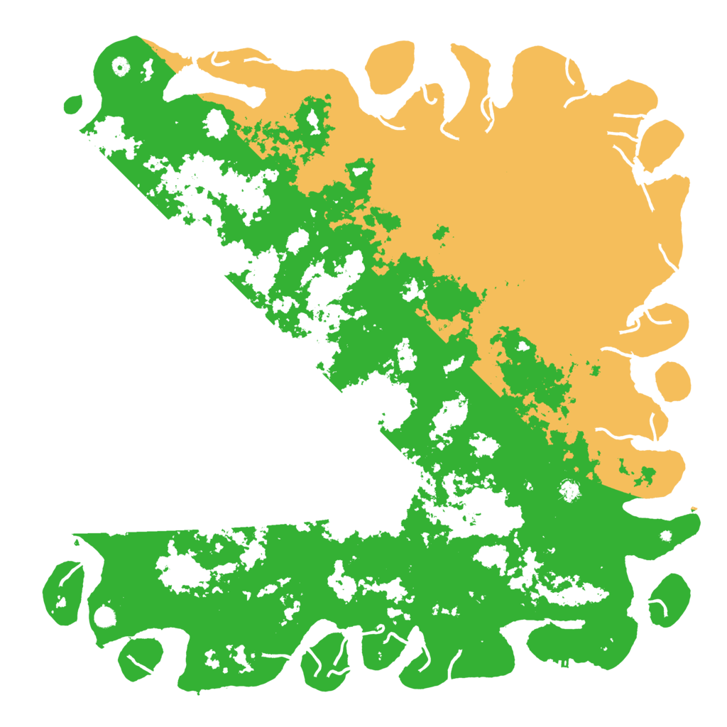 Biome Rust Map: Procedural Map, Size: 6000, Seed: 1572595785