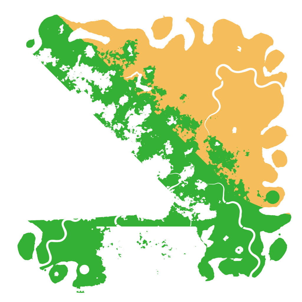 Biome Rust Map: Procedural Map, Size: 6000, Seed: 1572595785