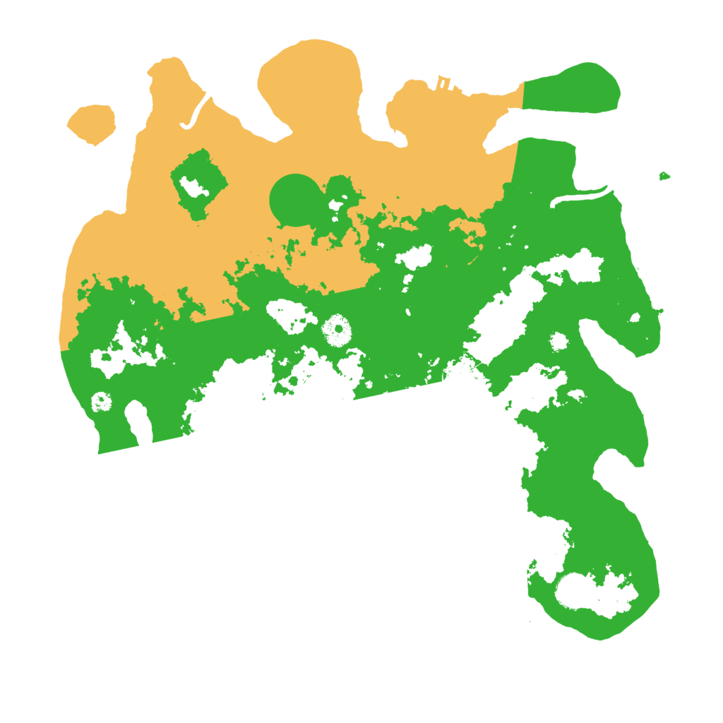 Biome Rust Map: Procedural Map, Size: 3600, Seed: 1829493164