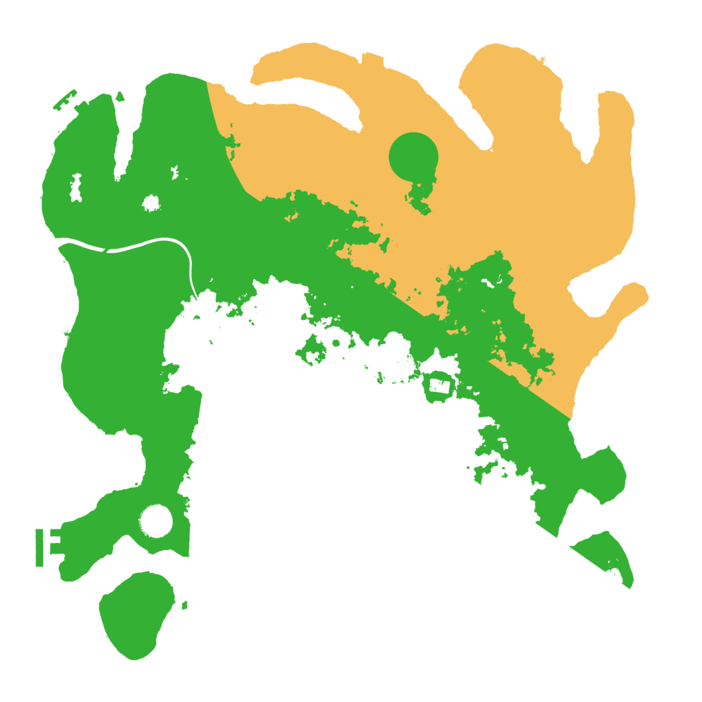 Biome Rust Map: Procedural Map, Size: 3750, Seed: 185420811