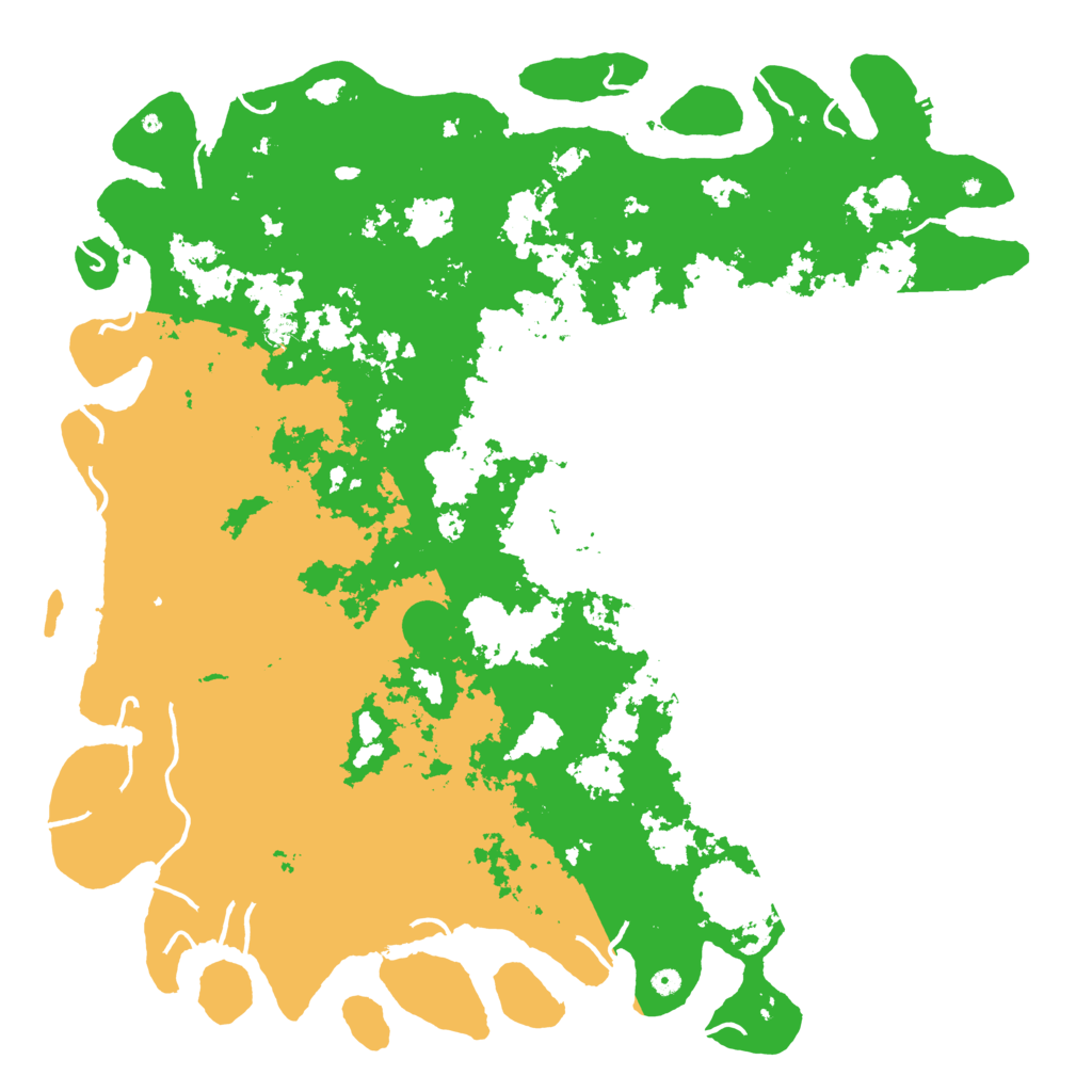 Biome Rust Map: Procedural Map, Size: 6000, Seed: 158942