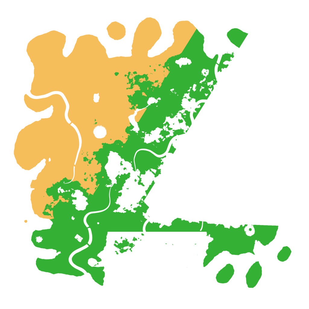 Biome Rust Map: Procedural Map, Size: 4300, Seed: 1594461926
