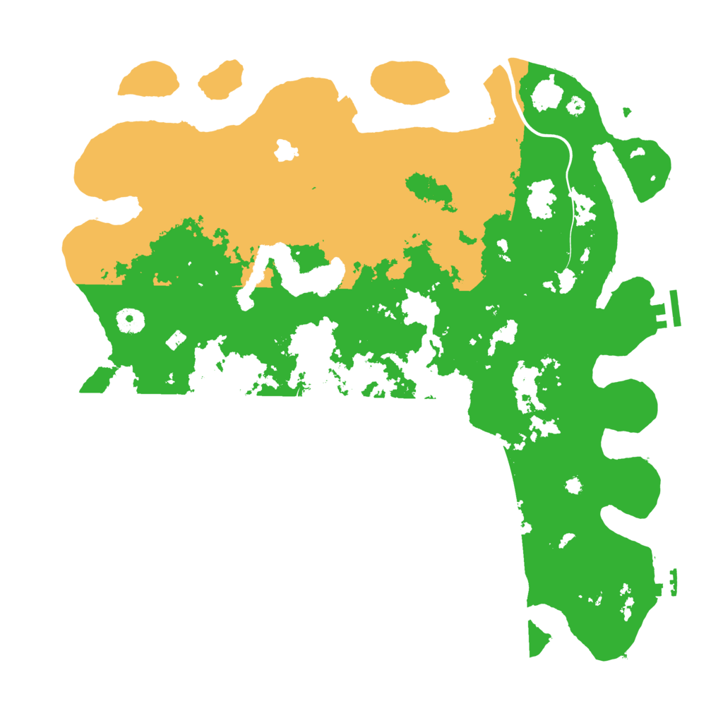Biome Rust Map: Procedural Map, Size: 4000, Seed: 7834564