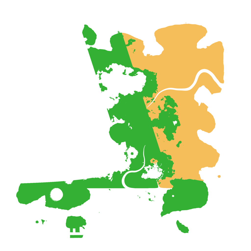 Biome Rust Map: Procedural Map, Size: 3500, Seed: 6062018