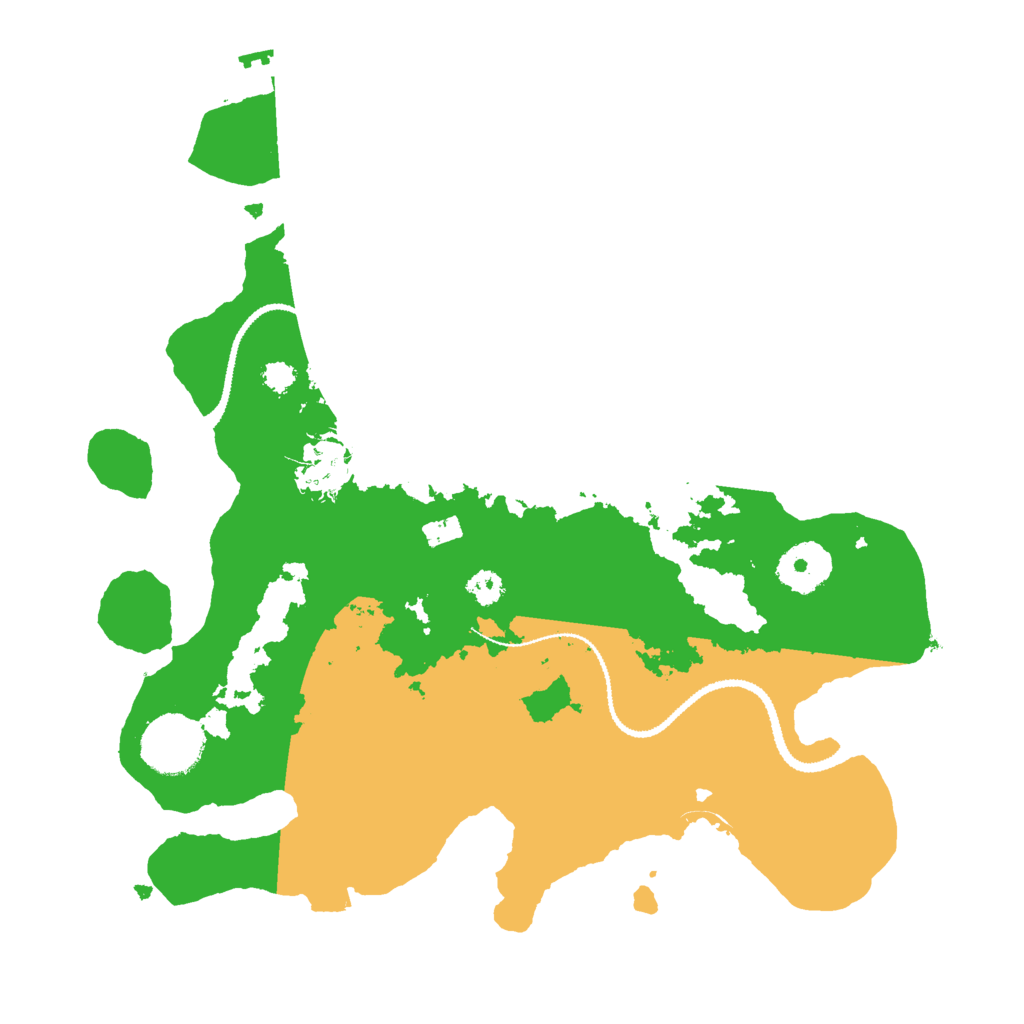Biome Rust Map: Procedural Map, Size: 3000, Seed: 1510750125