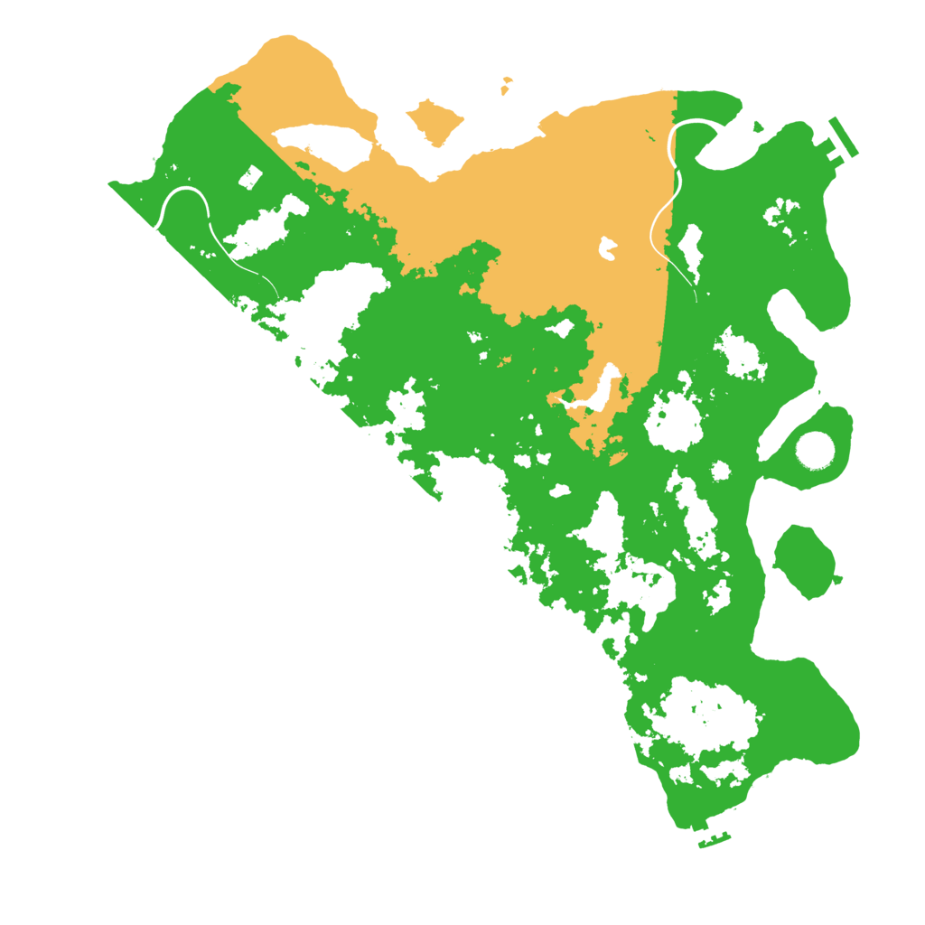 Biome Rust Map: Procedural Map, Size: 4250, Seed: 1008