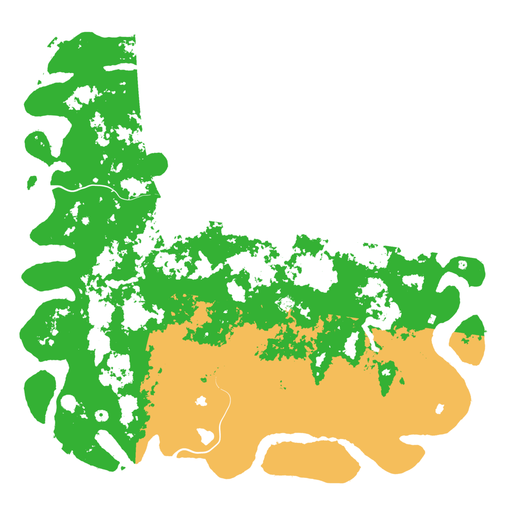 Biome Rust Map: Procedural Map, Size: 5843, Seed: 4632