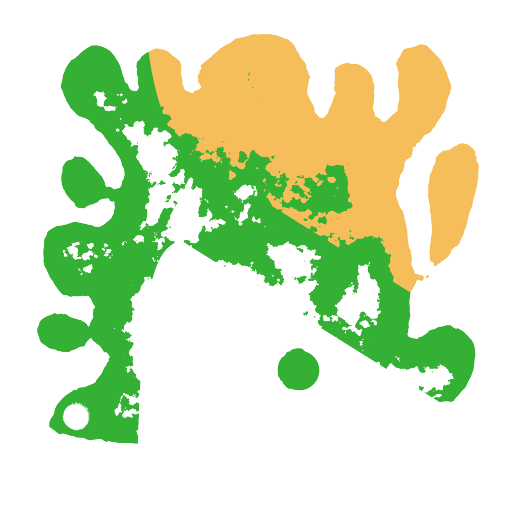 Biome Rust Map: Barren, Size: 3500, Seed: 674164512