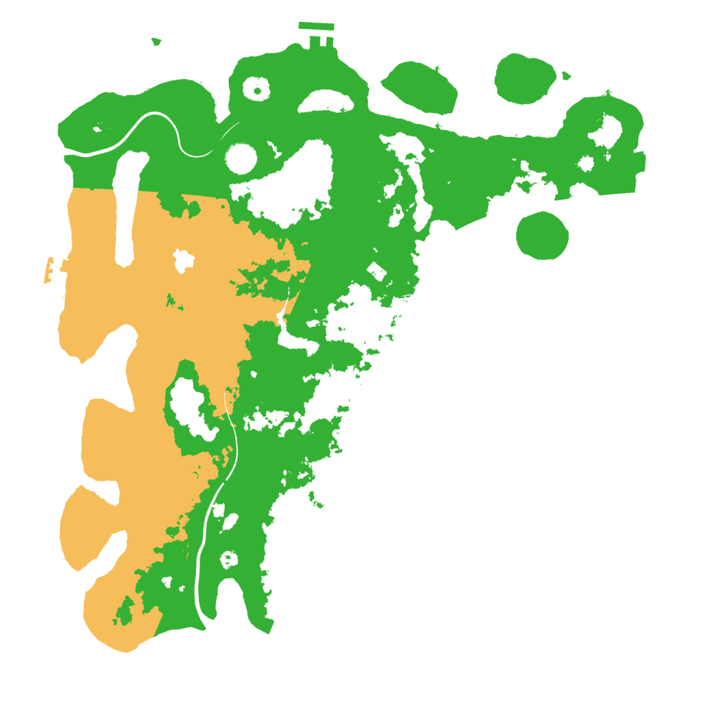 Biome Rust Map: Procedural Map, Size: 4000, Seed: 1332386160