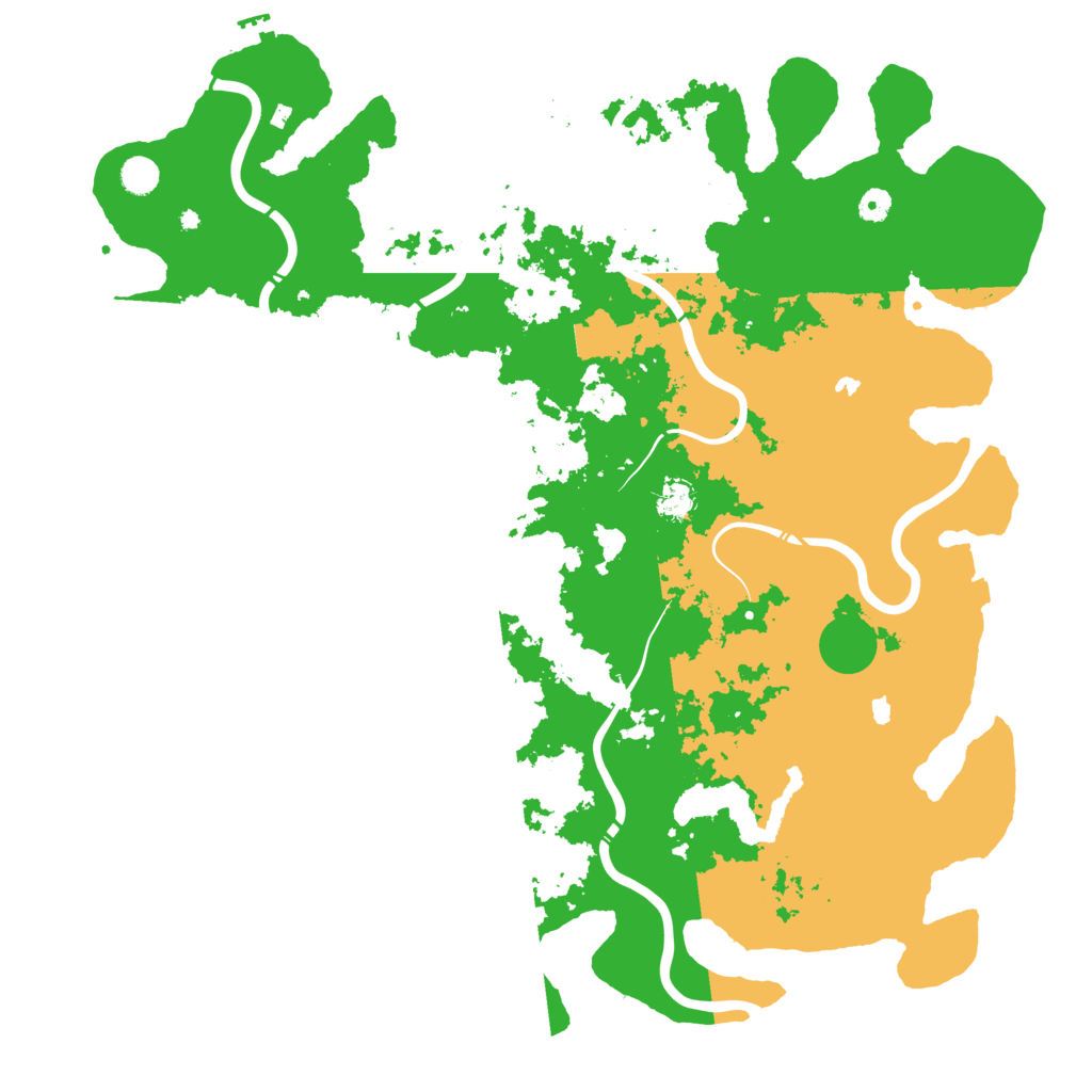 Biome Rust Map: Procedural Map, Size: 5000, Seed: 612