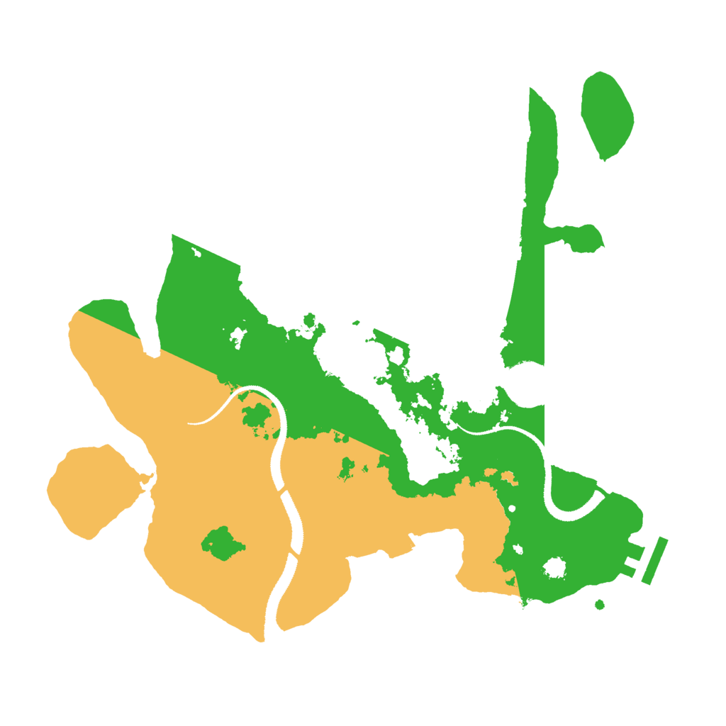 Biome Rust Map: Procedural Map, Size: 3000, Seed: 14211