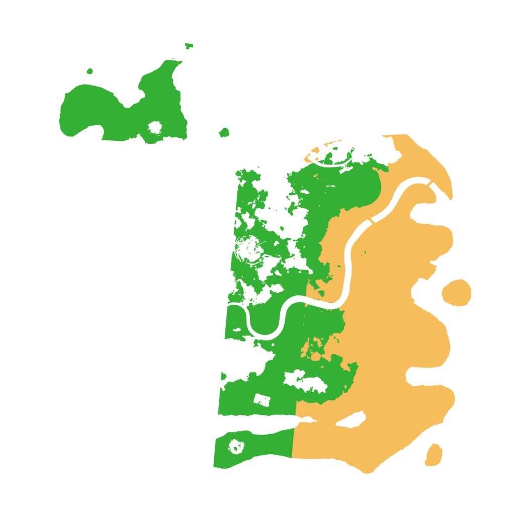 Biome Rust Map: Procedural Map, Size: 3500, Seed: 562786179