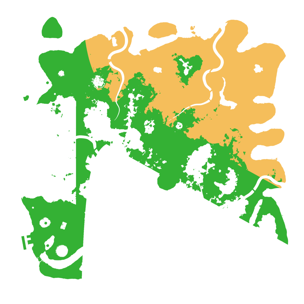 Biome Rust Map: Procedural Map, Size: 4500, Seed: 3578357