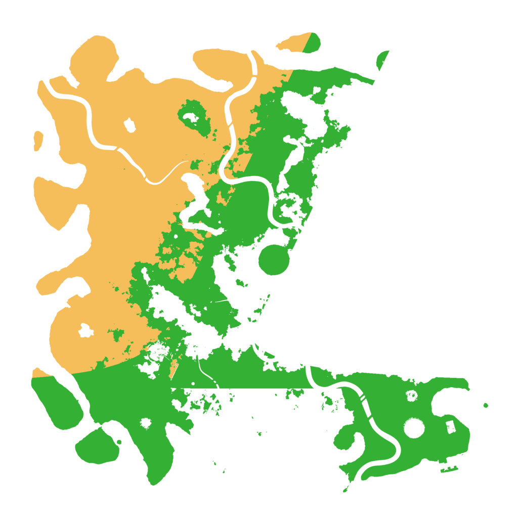 Biome Rust Map: Procedural Map, Size: 4500, Seed: 22469225