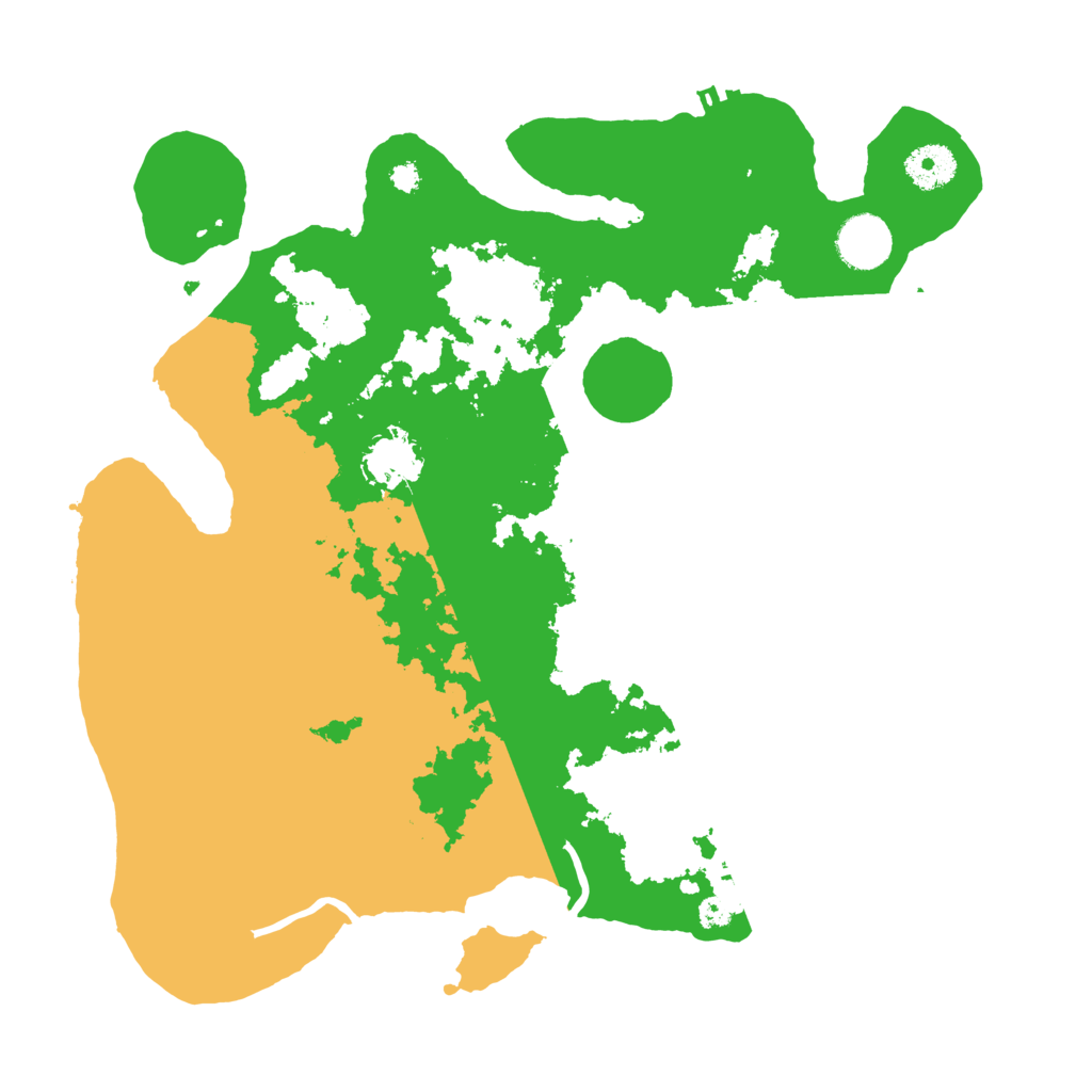 Biome Rust Map: Procedural Map, Size: 3500, Seed: 78357364
