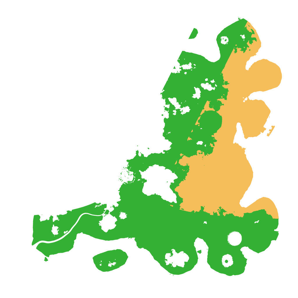 Biome Rust Map: Procedural Map, Size: 3700, Seed: 209123930