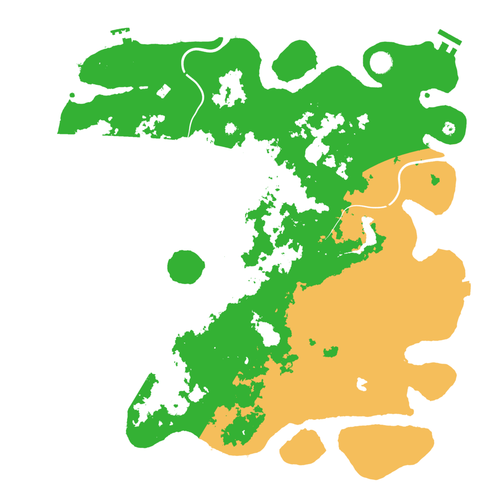 Biome Rust Map: Procedural Map, Size: 4000, Seed: 282241517