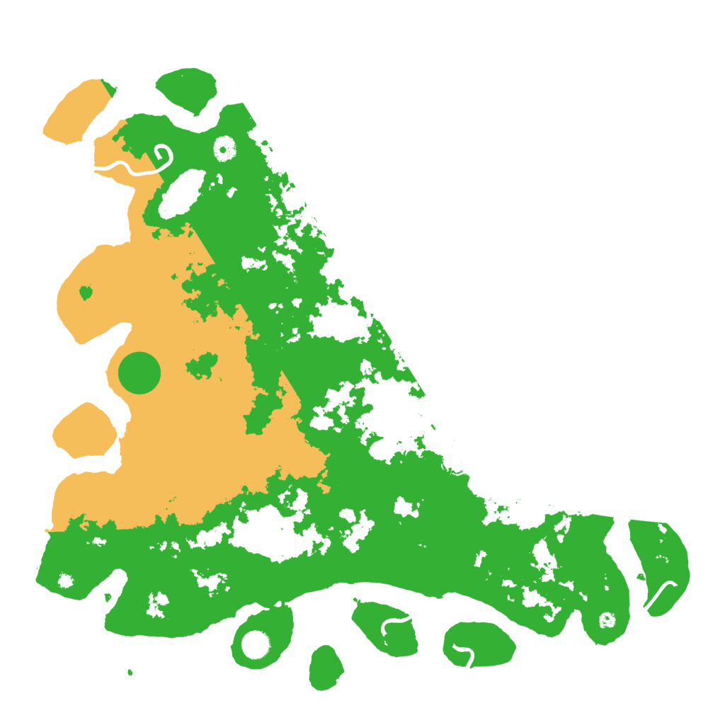 Biome Rust Map: Procedural Map, Size: 4500, Seed: 741502891