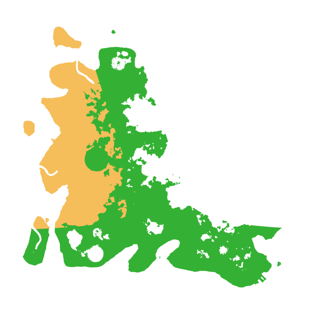 Biome Rust Map: Procedural Map, Size: 3500, Seed: 124189711