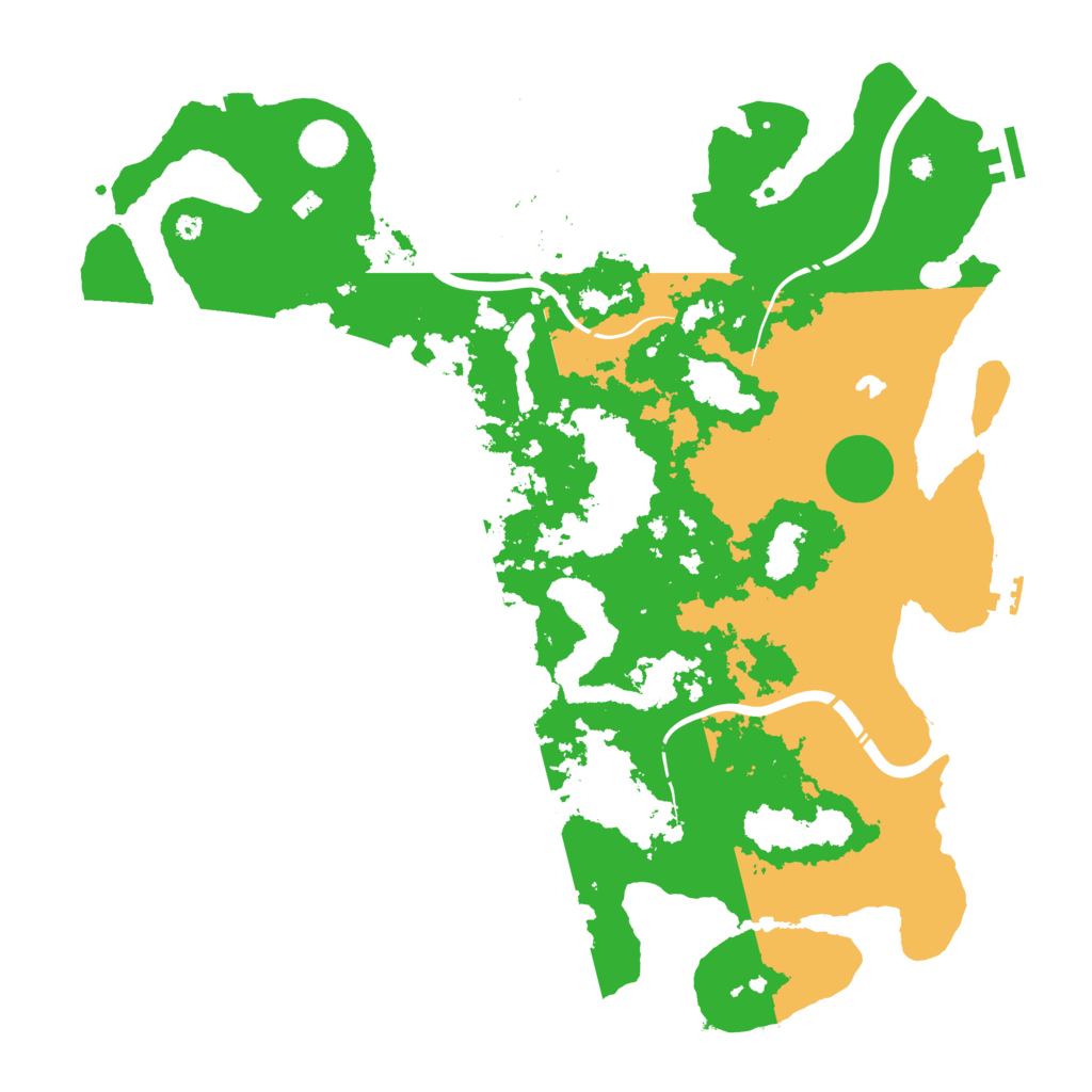 Biome Rust Map: Procedural Map, Size: 4250, Seed: 780712416
