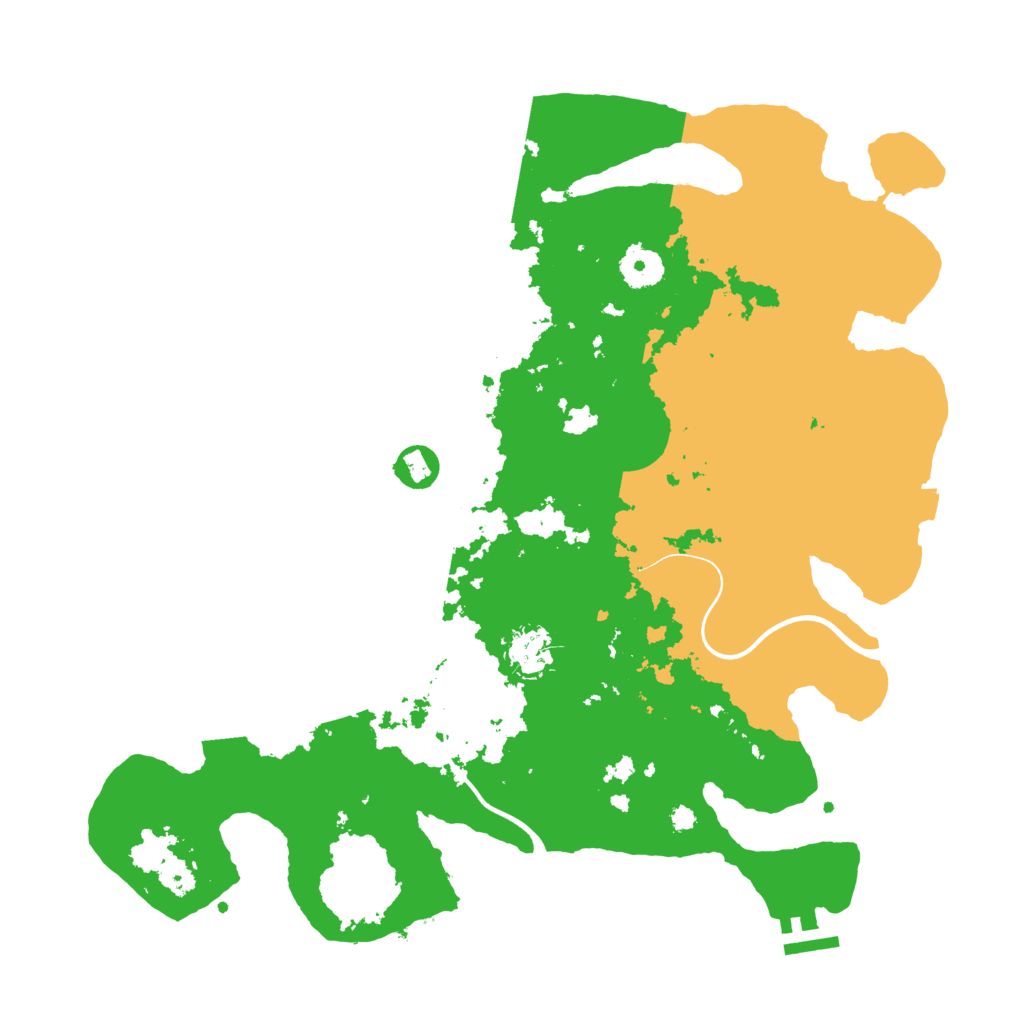 Biome Rust Map: Procedural Map, Size: 3750, Seed: 1332386185
