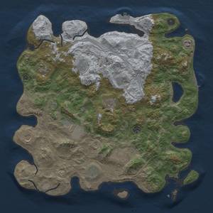 Thumbnail Rust Map: Procedural Map, Size: 4250, Seed: 514669758, 20 Monuments