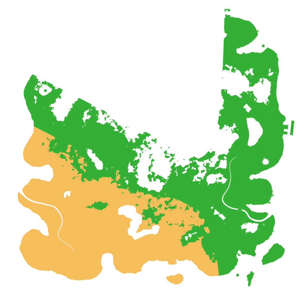 Biome Rust Map: Procedural Map, Size: 4250, Seed: 514669758