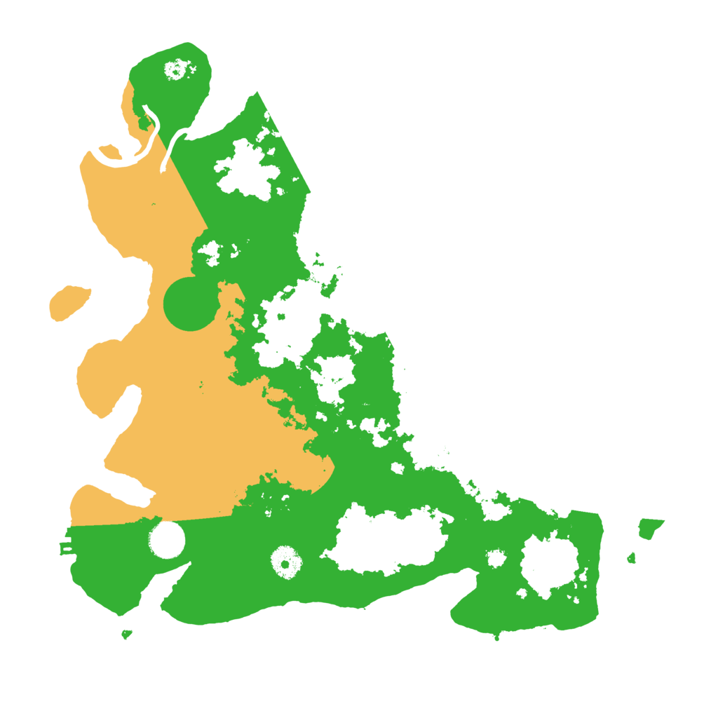 Biome Rust Map: Procedural Map, Size: 3500, Seed: 1134021304