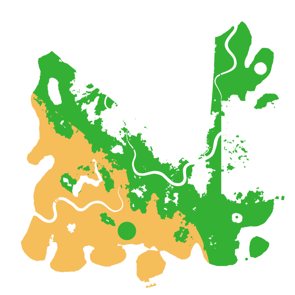 Biome Rust Map: Procedural Map, Size: 4250, Seed: 100001