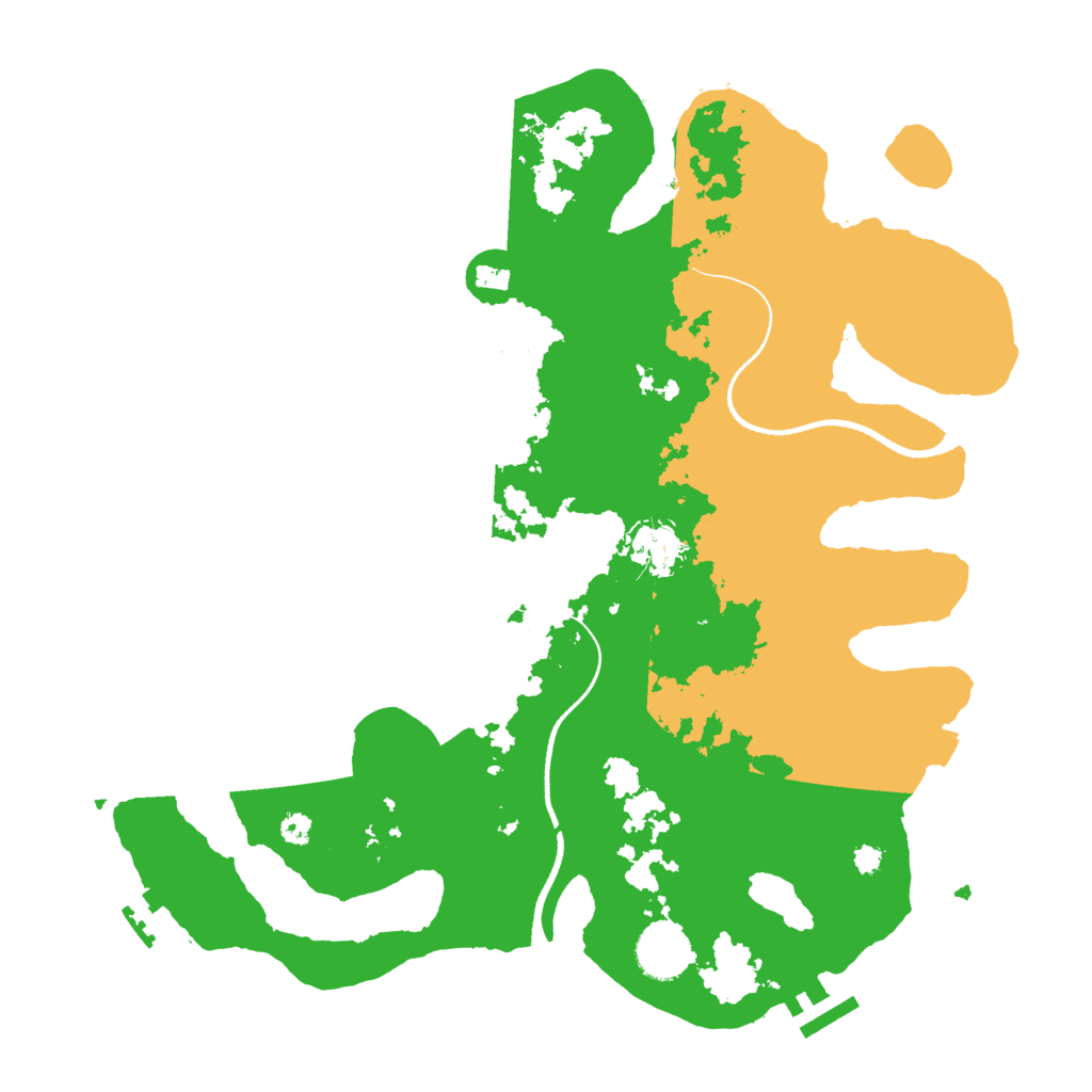 Biome Rust Map: Procedural Map, Size: 3500, Seed: 1098455359