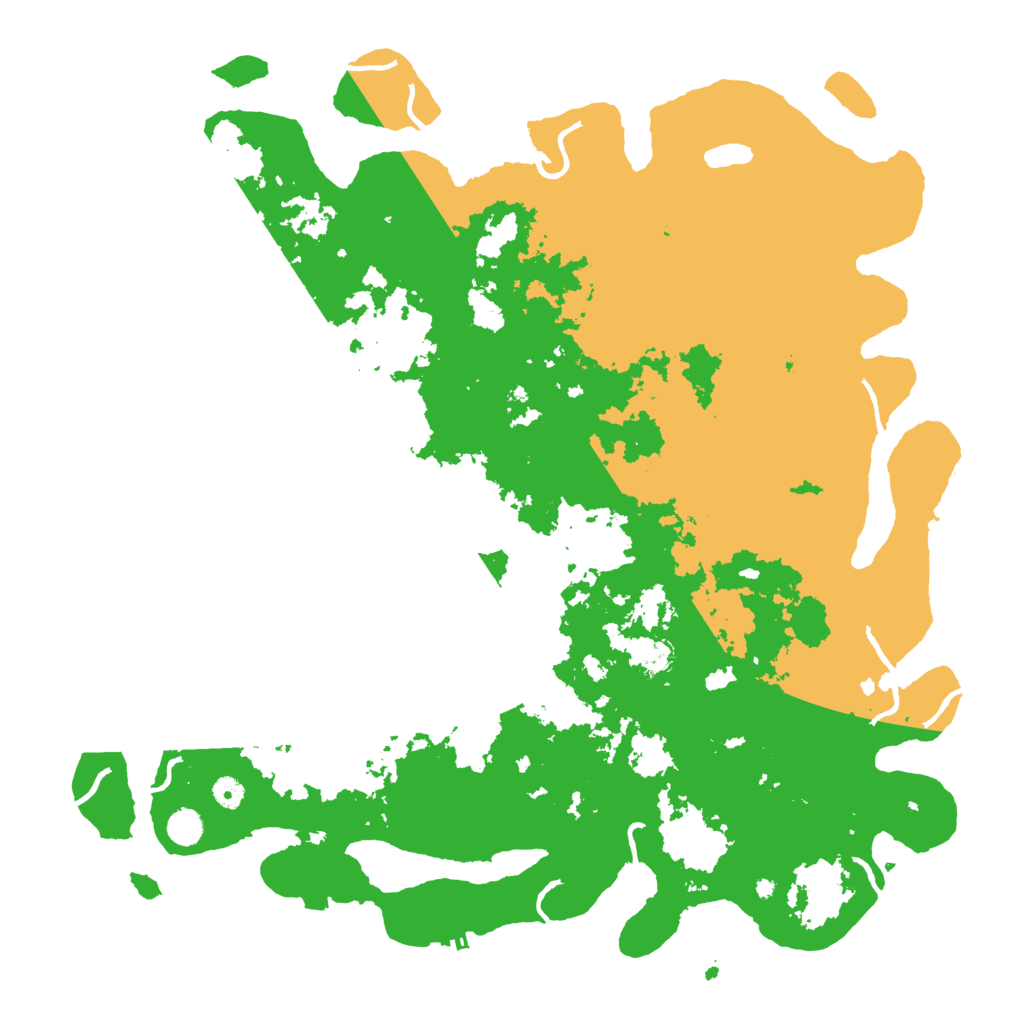 Biome Rust Map: Procedural Map, Size: 5000, Seed: 2099850009