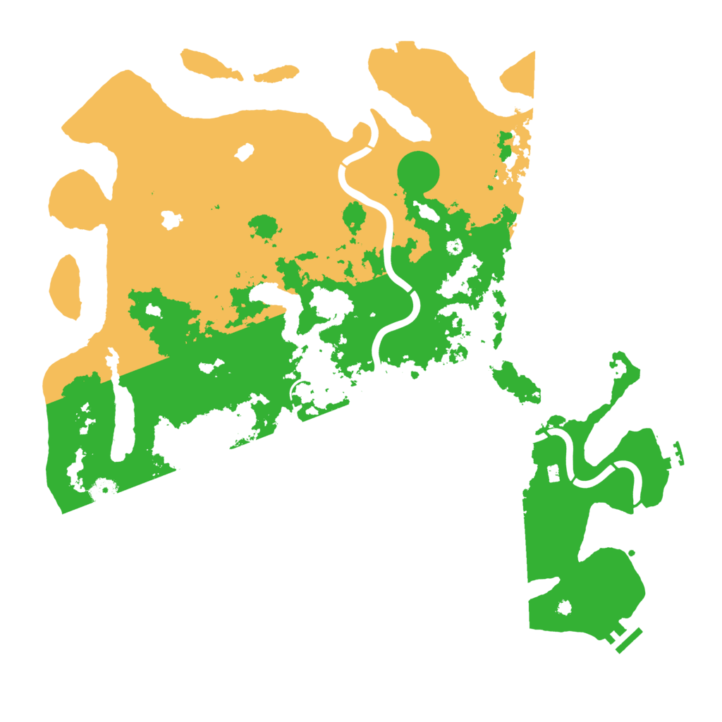 Biome Rust Map: Procedural Map, Size: 4500, Seed: 851546616
