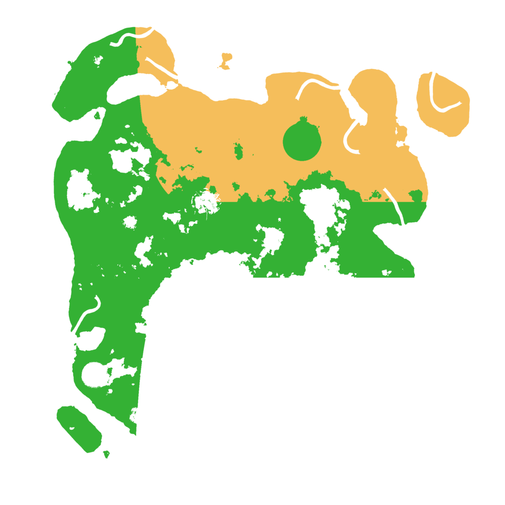 Biome Rust Map: Procedural Map, Size: 3500, Seed: 637645