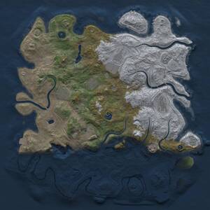 Thumbnail Rust Map: Procedural Map, Size: 4250, Seed: 690403, 14 Monuments